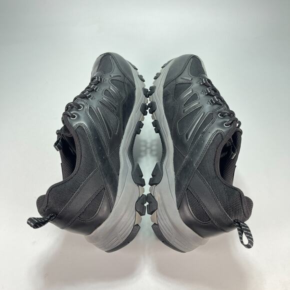 Skechers Relaxed Fit Selmen Enago Black Waterproof Hiking Shoes 66275 Mens Sz 13 main image 9